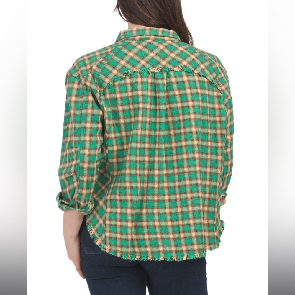 BDG Urban Outfitters | NWOT Women’s Brixton Button-Down Flannel Shirt - Picture 3 of 12